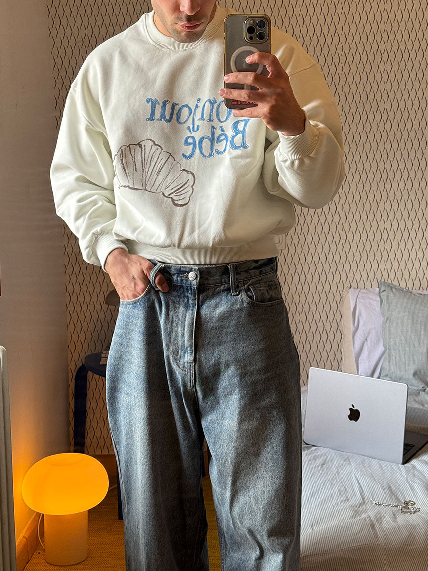 BONJOUR CREWNECK