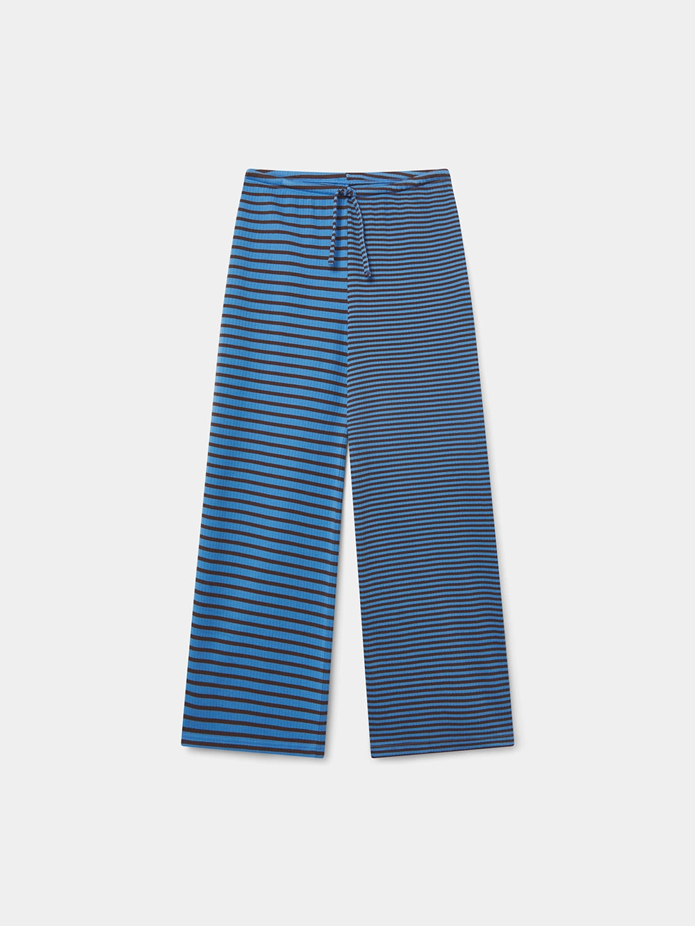 BROWN BLUE STRIPED PANTS