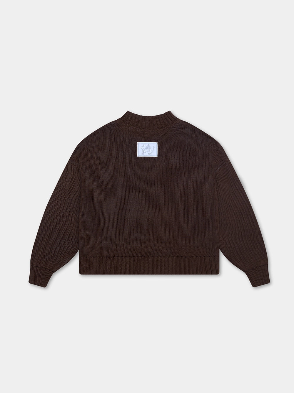 BROWN BLUE STAR DOUBLE KNIT