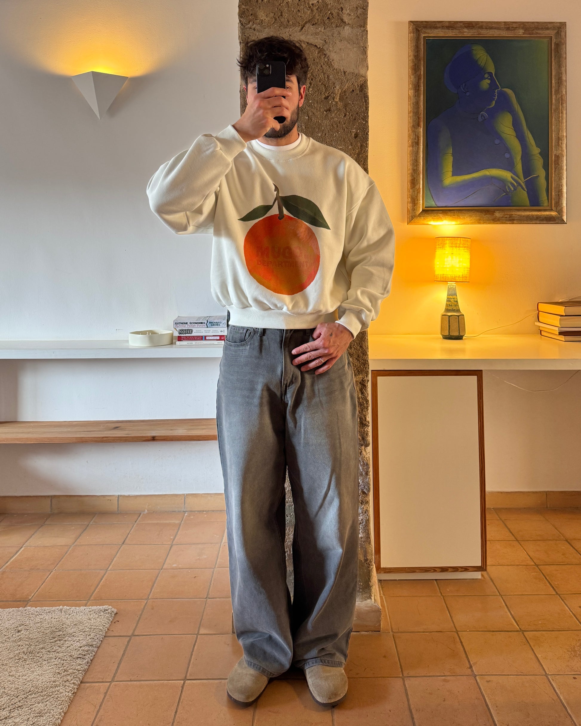 ORANGE CREWNECK