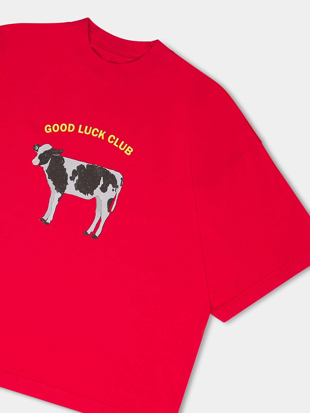 GOOD LUCK CLUB RED TEE