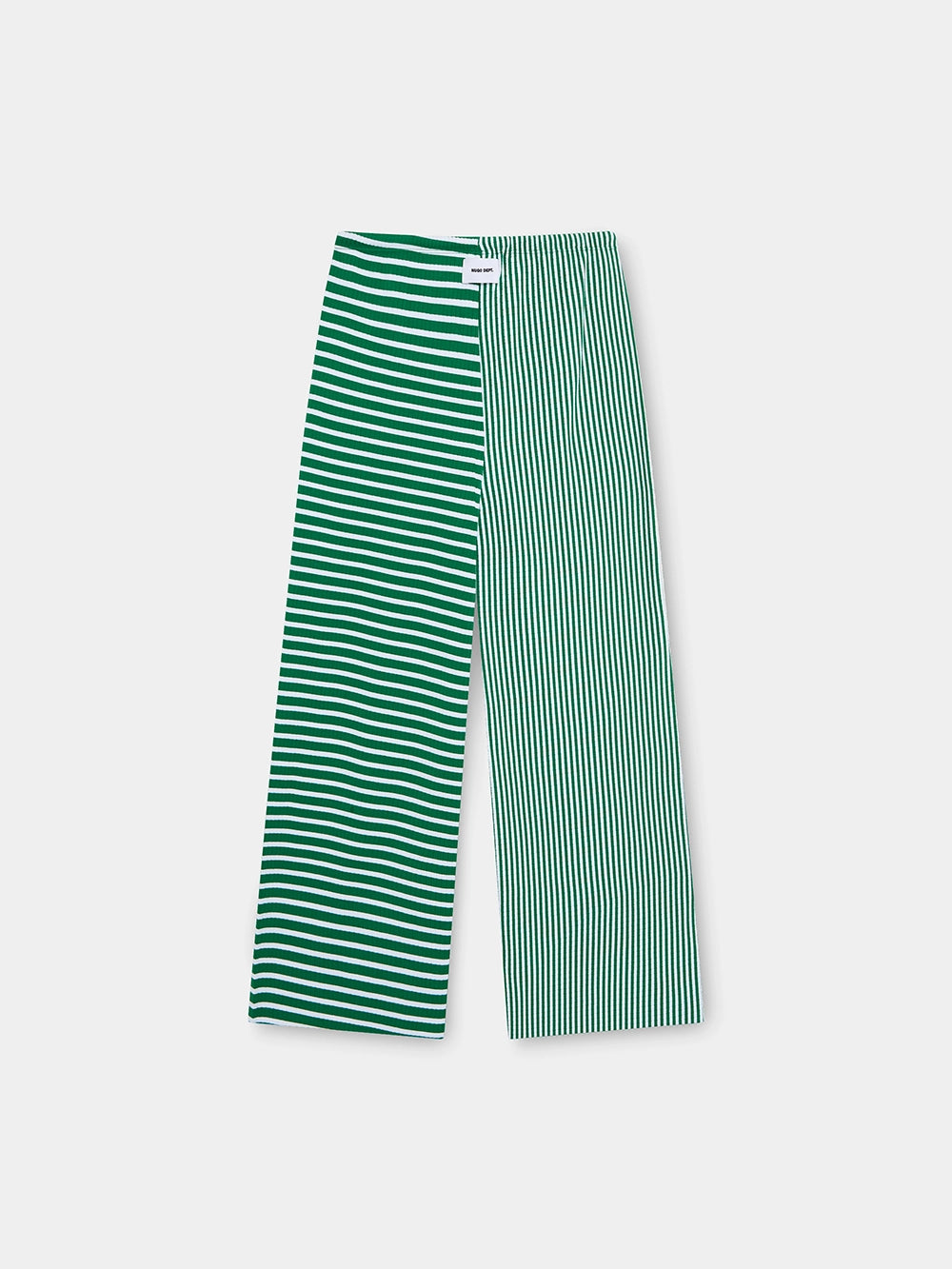 GREEN STRIPED PANTS