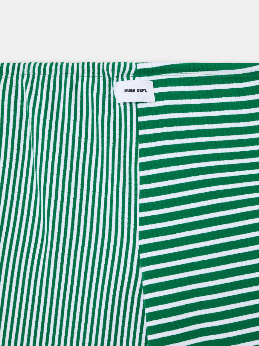 GREEN STRIPED PANTS