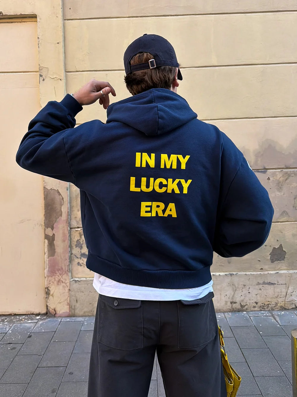 LUCKY ERA NAVY HOODIE