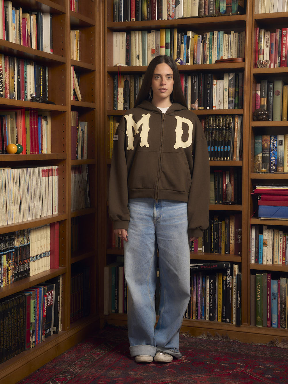 CIRCUS BROWN ZIP HOODIE