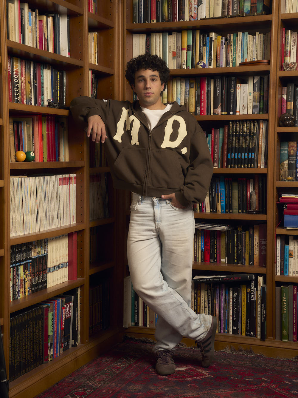 CIRCUS BROWN ZIP HOODIE