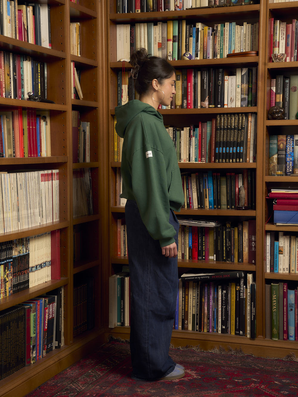 STAR YINYANG GREEN HOODIE