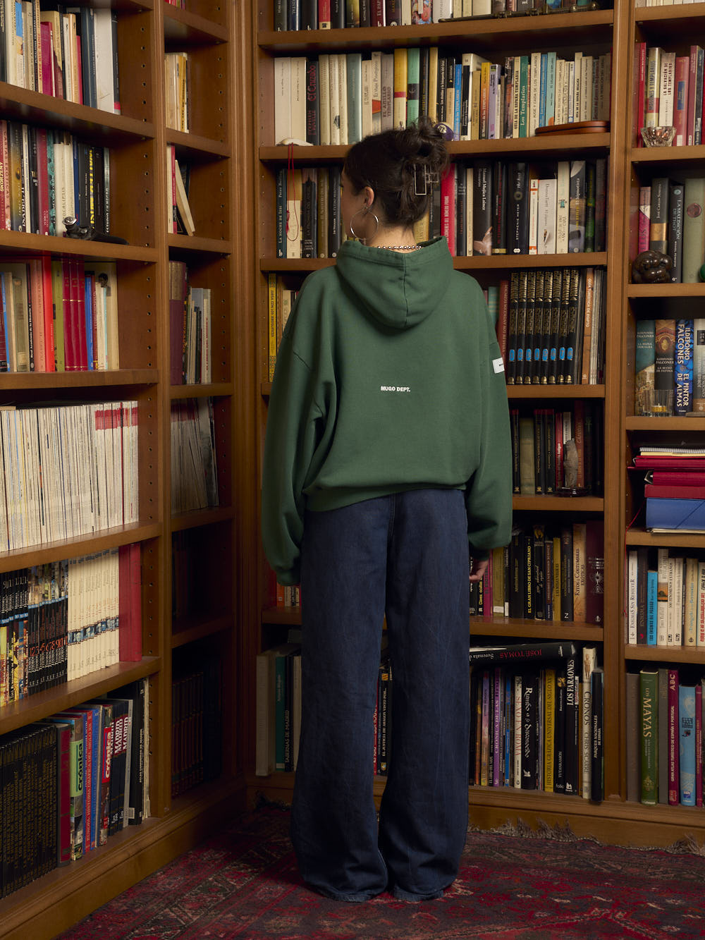 STAR YINYANG GREEN HOODIE