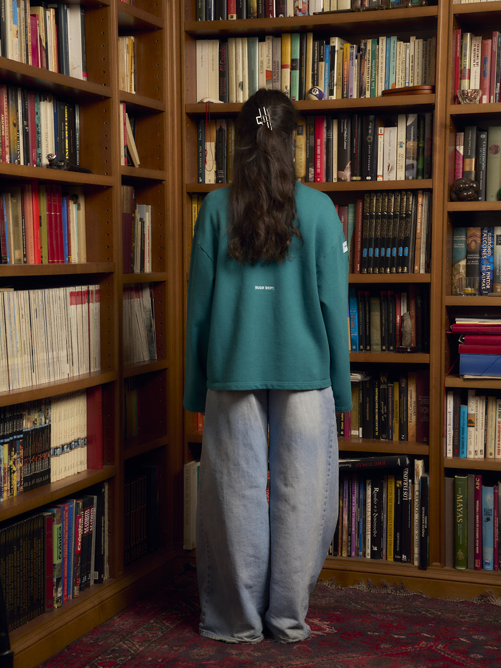 LUCKY MINDSET GREEN CREWNECK