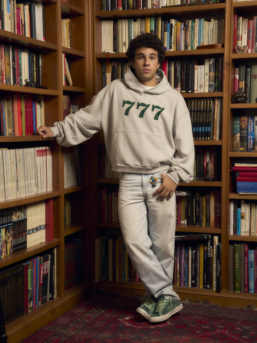 TRIPLE 7 GREY HOODIE