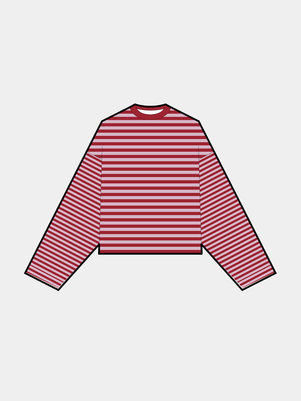 CANDY KNIT STRIPED PULLOVER