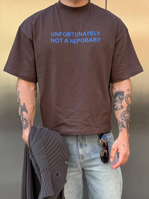 NEPOBABY BROWN TEE