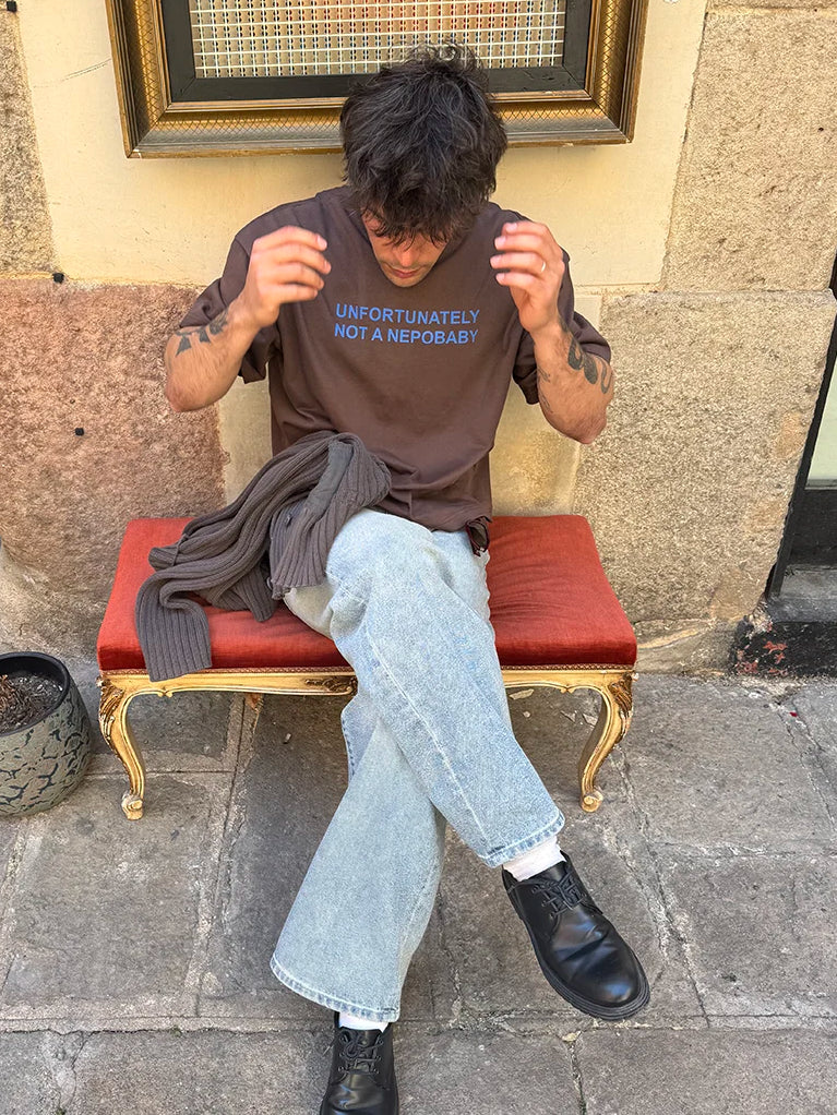 NEPOBABY BROWN TEE
