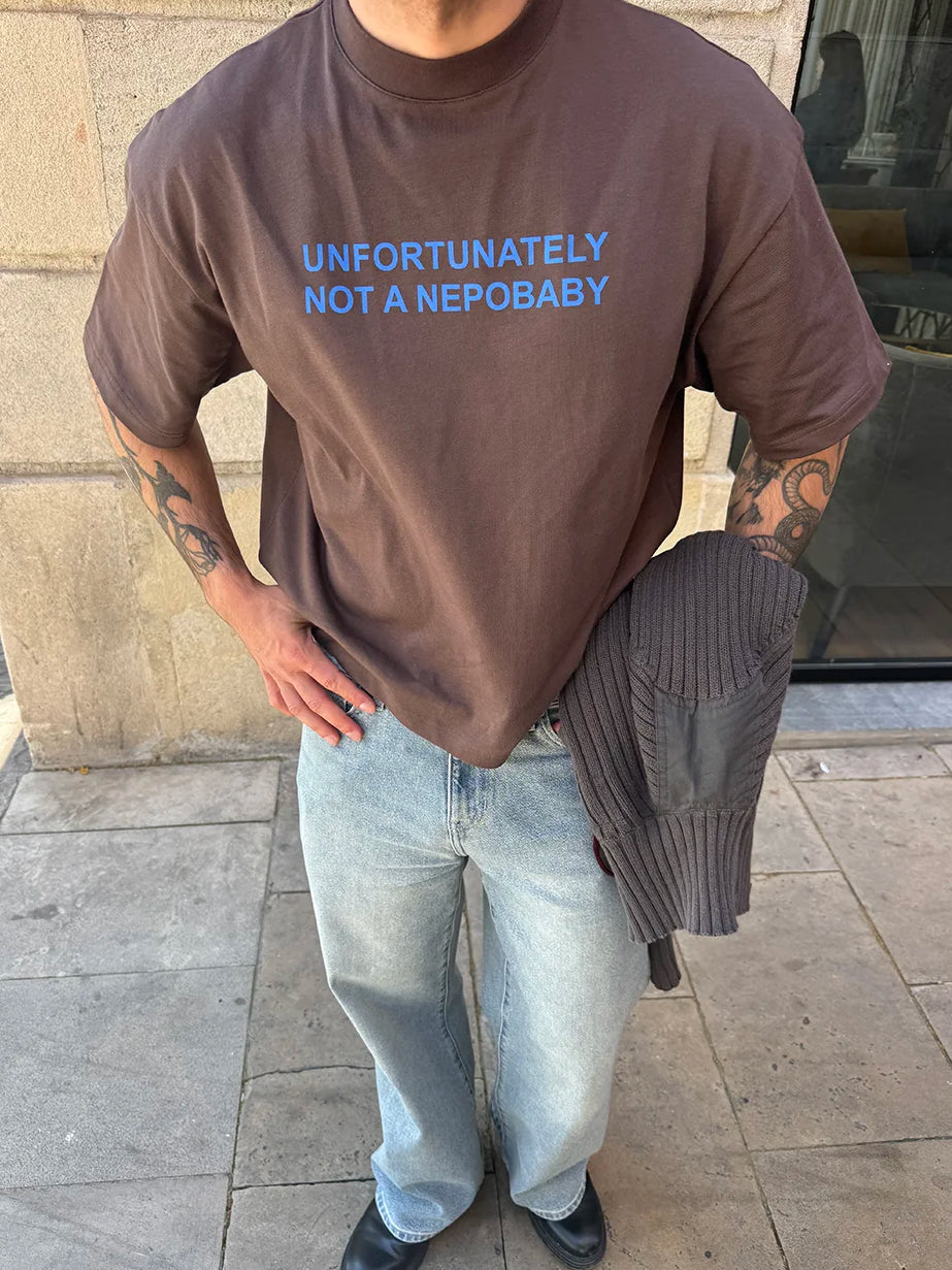NEPOBABY BROWN TEE