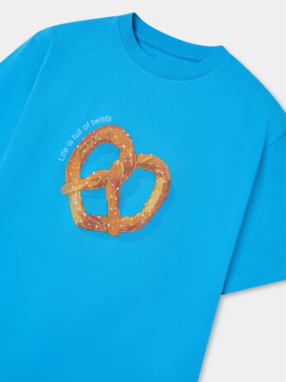 PRETZEL BLUE REGULAR TEE