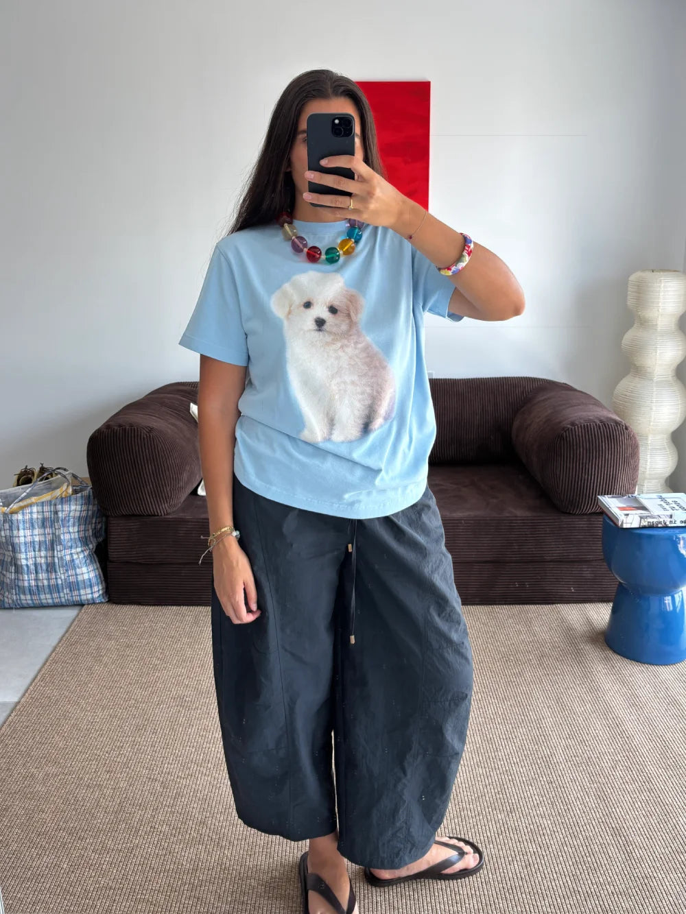 PUPPY BLUE REGULAR TEE