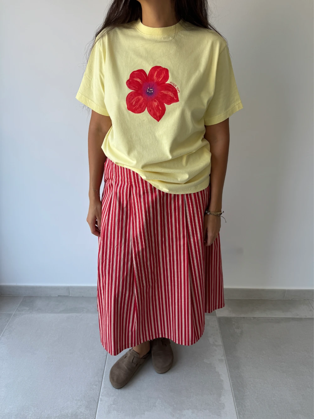 HIBISCUS YELLOW REGULAR TEE