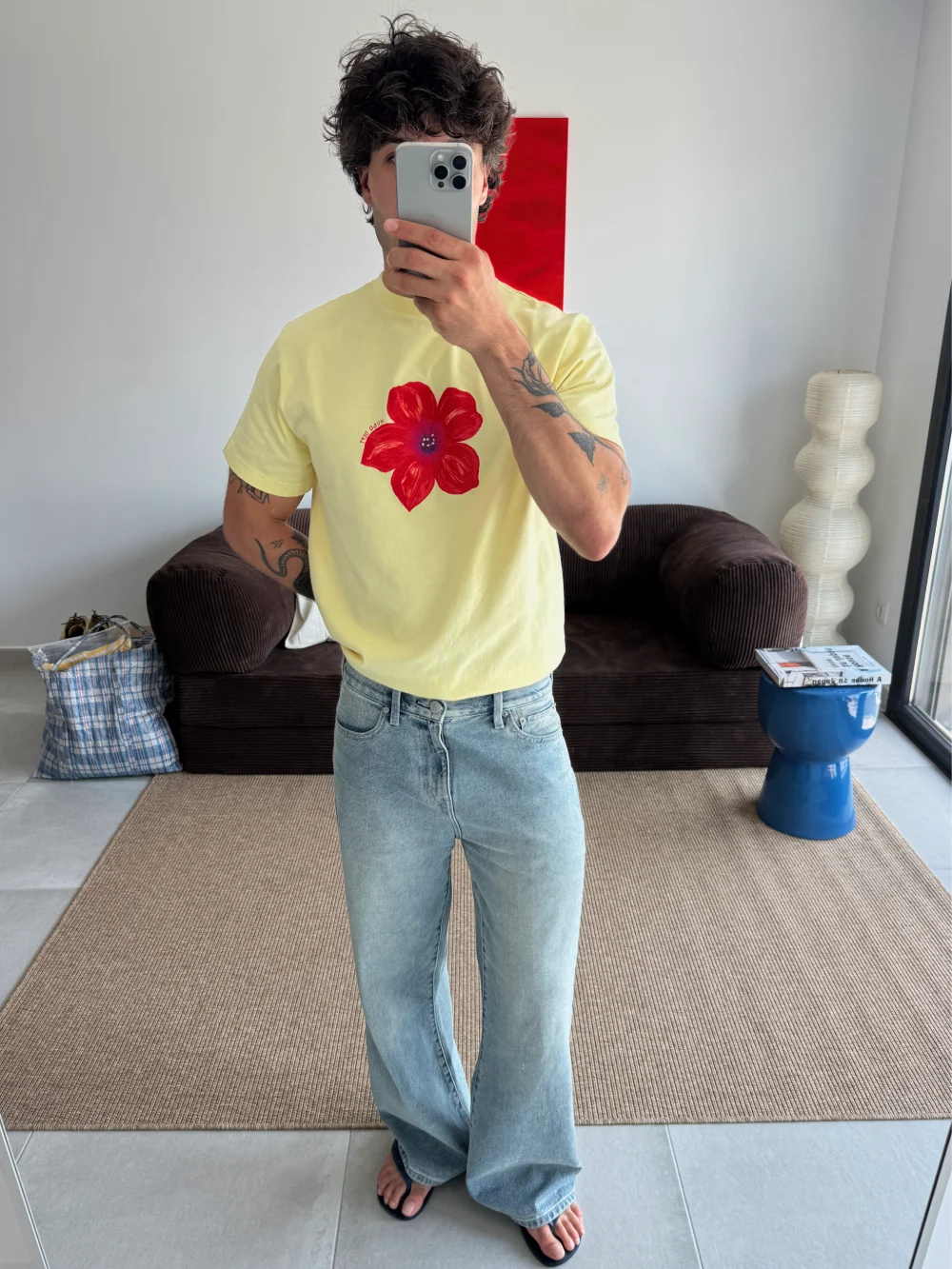 HIBISCUS YELLOW REGULAR TEE