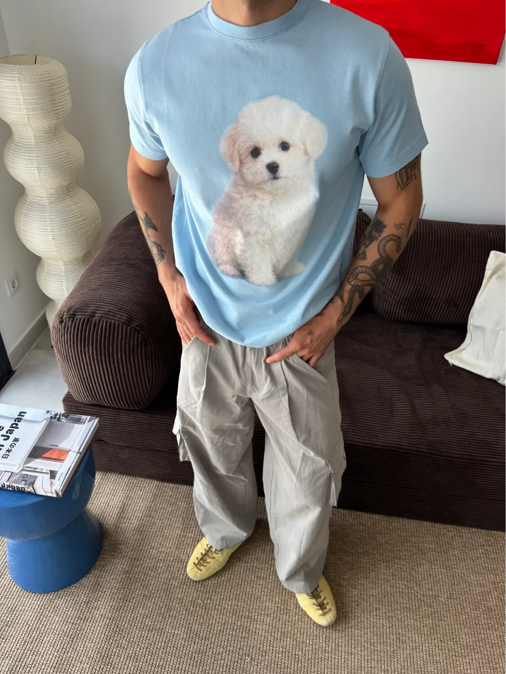 PUPPY BLUE REGULAR TEE