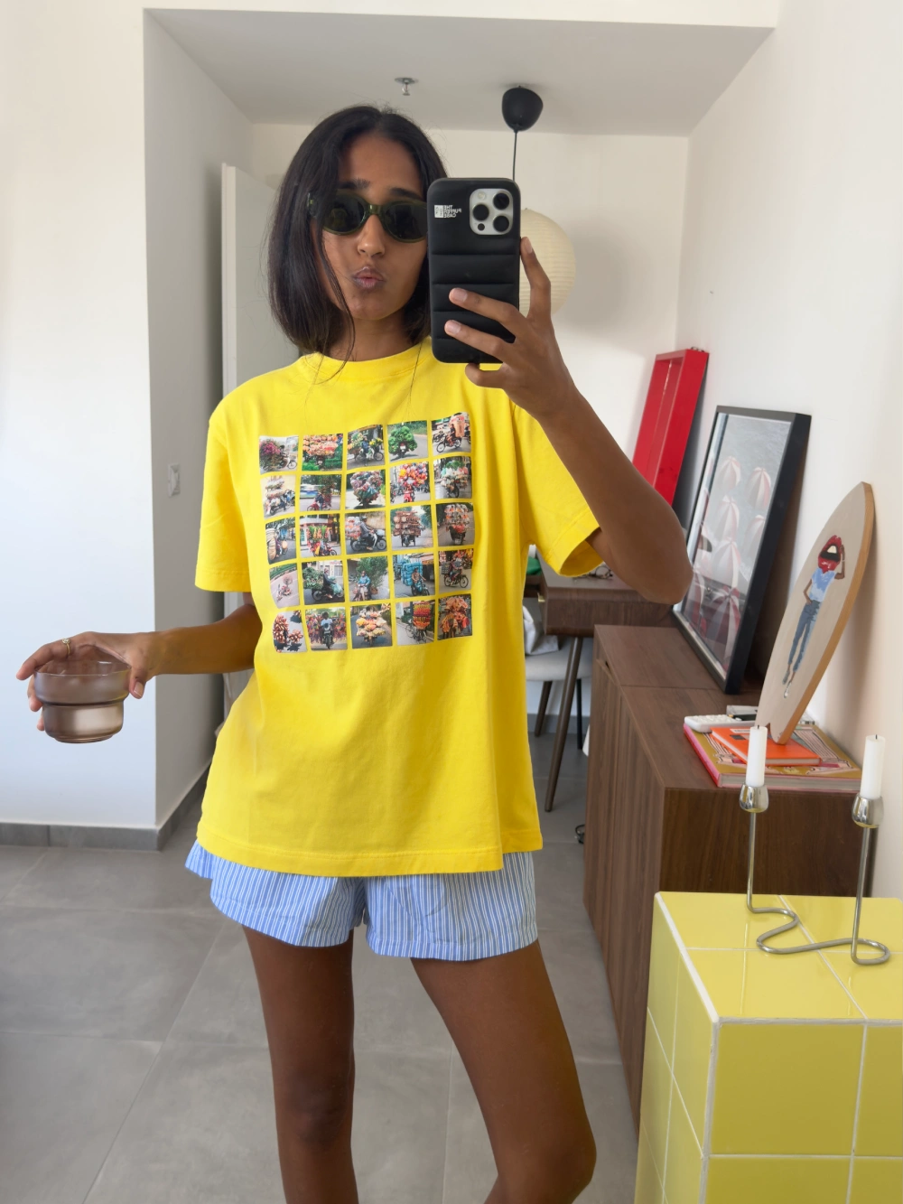 ASIANBIKE YELLOW REGULAR TEE