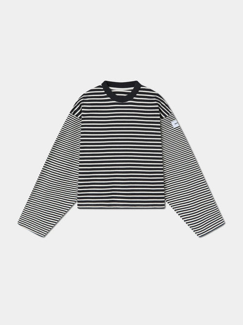 ZEBRA STRIPED PULLOVER