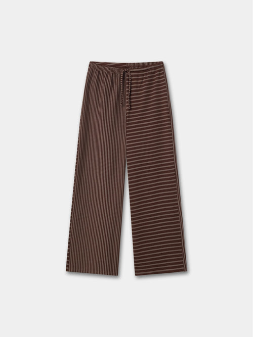 CHOCOLATE STRIPED PANTS