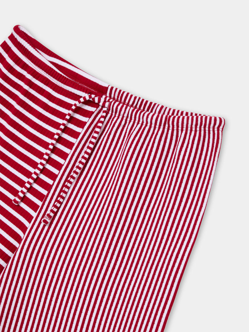RED STRIPED PANTS