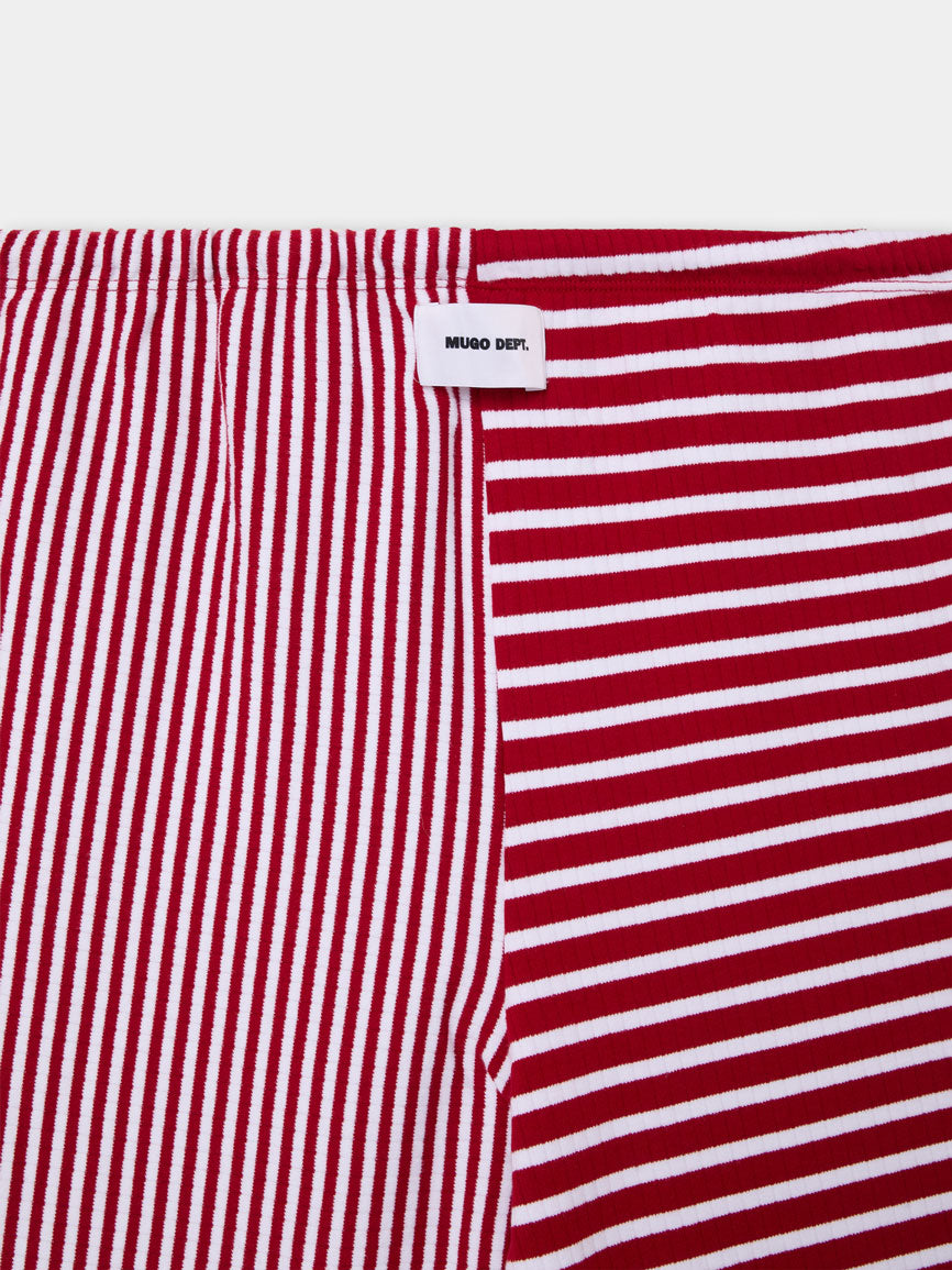 RED STRIPED PANTS