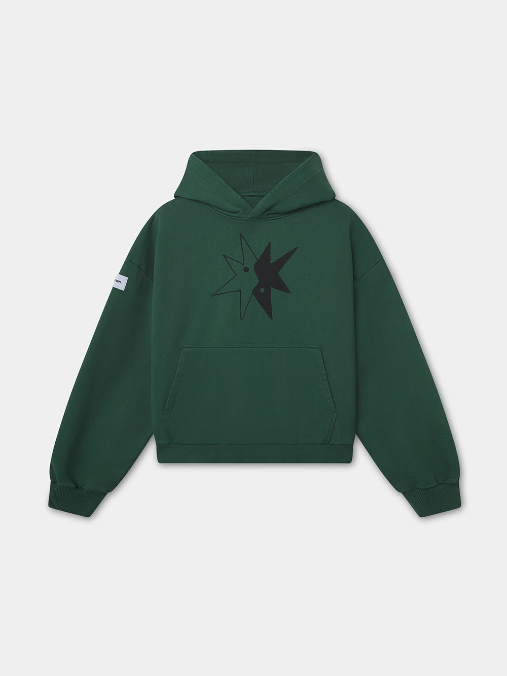 STAR YINYANG GREEN HOODIE