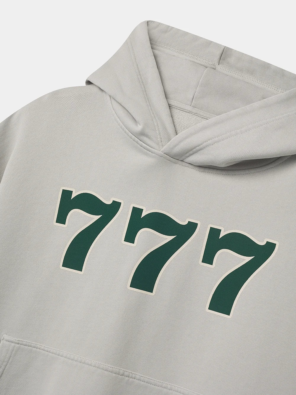 TRIPLE 7 GREY HOODIE