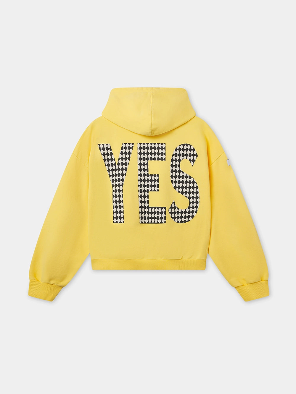 YES YELLOW ZIP HOODIE